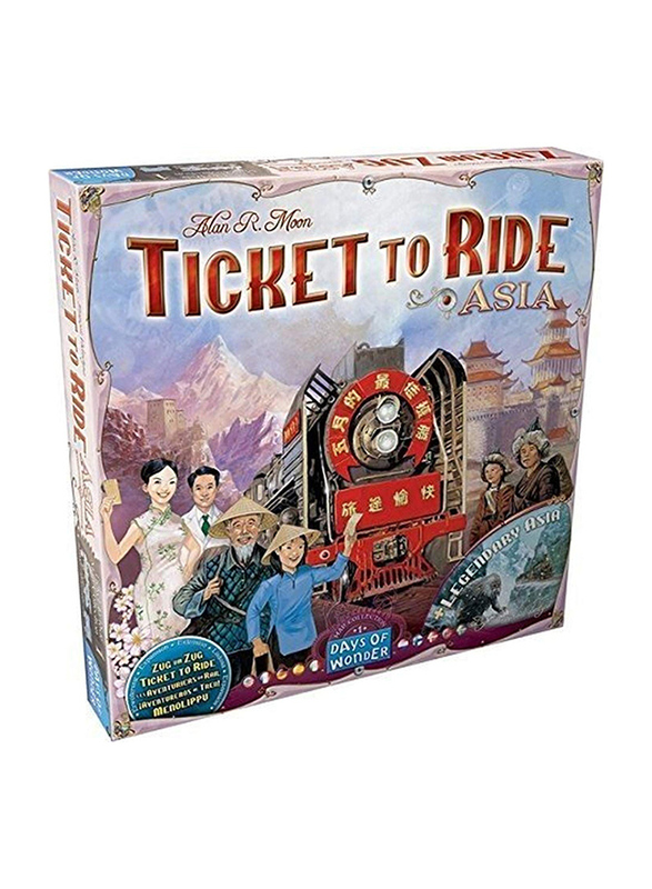 

Days of Wonder Ticket to Ride Map Vol. 1: Asia Board Game, 8+ Years