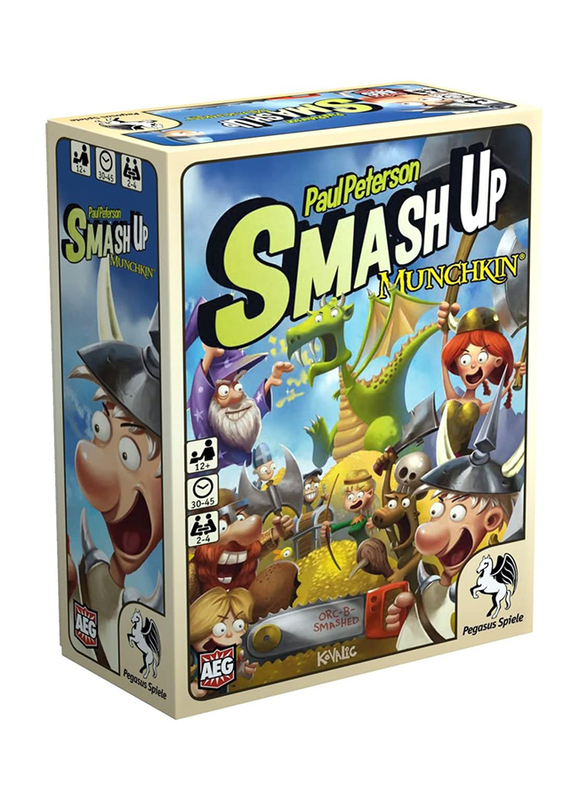 

AEG Smash Up: Munchkin Board Game, 12+ Years