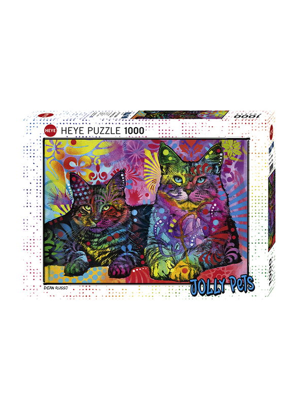 

Heye 1000-Piece Devoted 2 Cats Puzzle