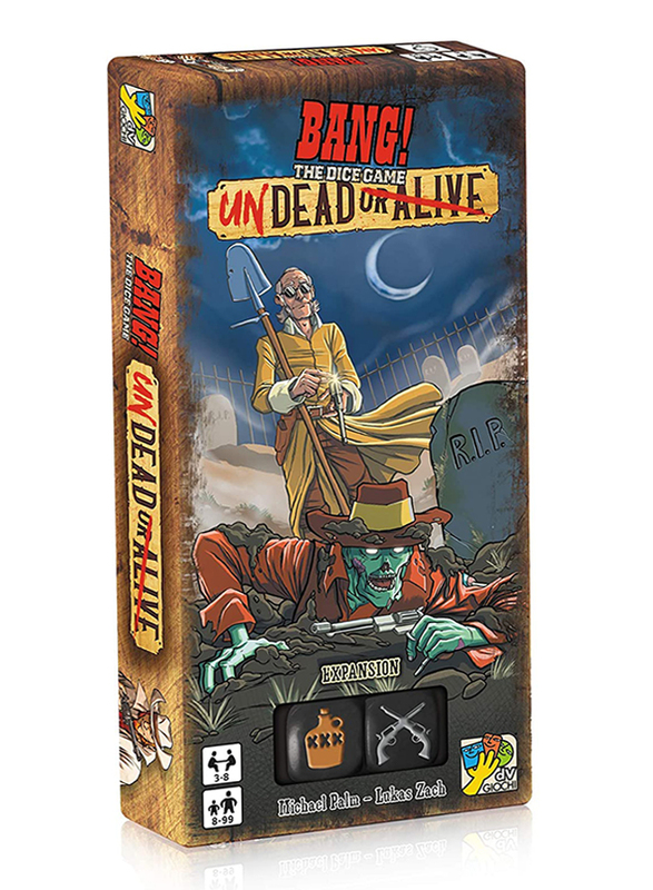 

dV Giochi Games Bang The Dice Game Undead or Alive, 8+ Years