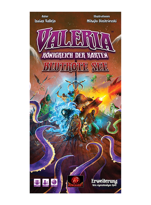 

Daily Magic Games Valeria: Card kingdoms Crimson Seas Card Game, 13+ Years