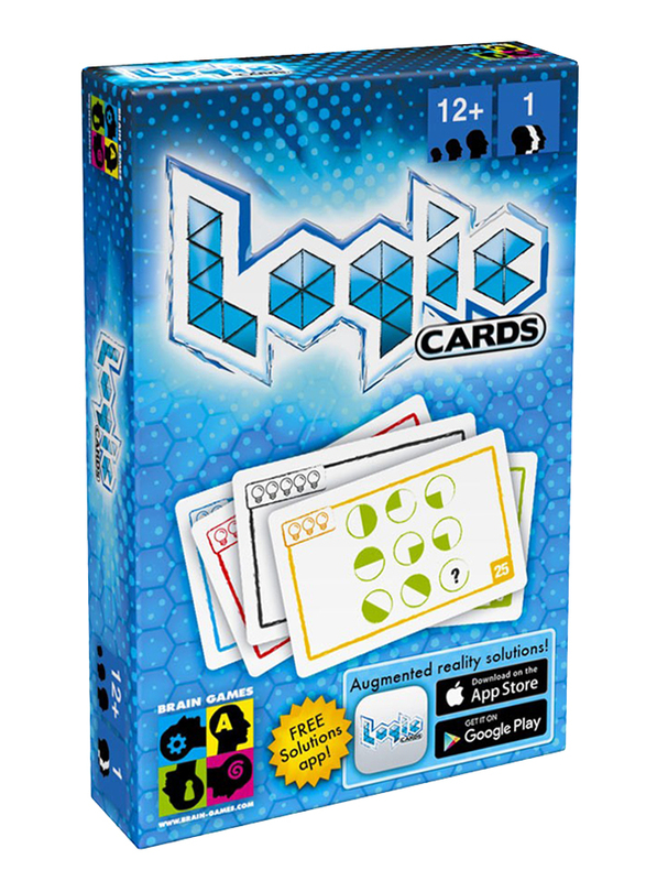 

Brain Games Logic Cards: Blue Card Game, 12+ Years