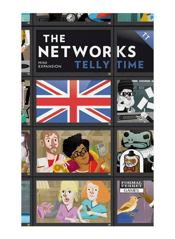 

Formal Ferret Games The Networks Telly Time Board Game, 13+ Years