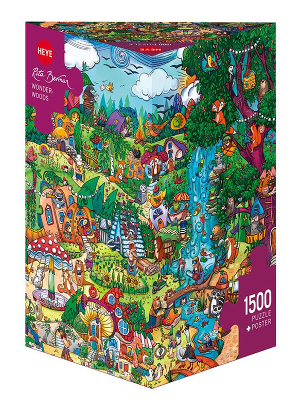 

Heye 1500-Piece Wonderwoods Jigsaw Puzzle, 3+ Years