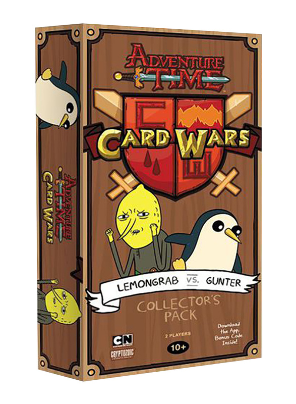 

Cryptozoic Entertainment Adventure Time Card Wars Collector's Pack: Lemongrab vs Gunter Deck Card Game, 10+ Years