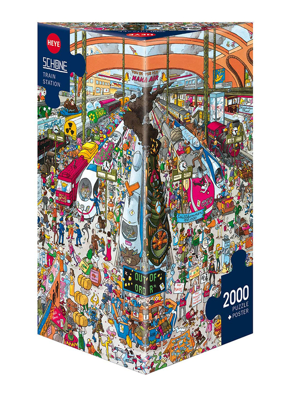 

Heye 2000-Piece Schone Train Station Puzzle, 9+ Years