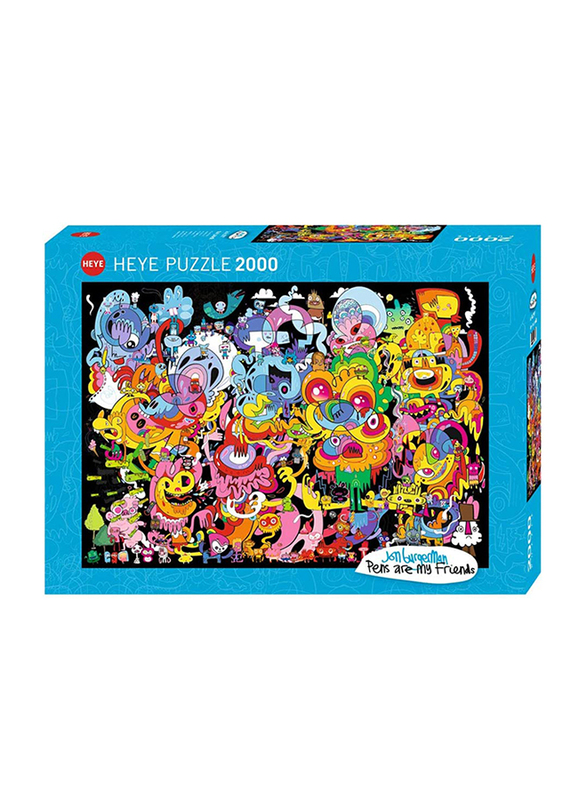 

Heye 2000-Piece New Psychedoodlic Puzzle, 12+ Years