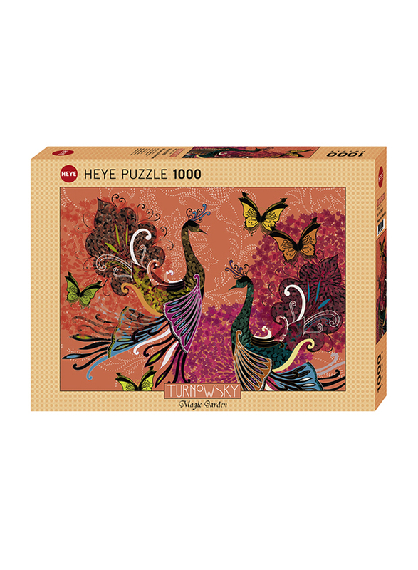 

Heye 1000-Piece Turnowsky Peacocks & Butterflies Puzzle, 12+ Years