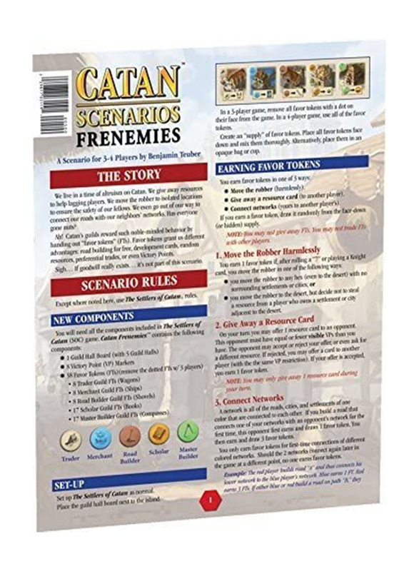 

Catan Studios Catan Scenarios: Frenemies of Settlers of Catan Board Game