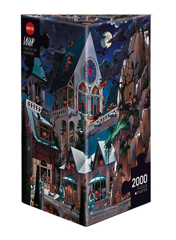 

Heye 2000-Piece Loup - Castle of Horror Jigsaw Puzzle, 11+ Years
