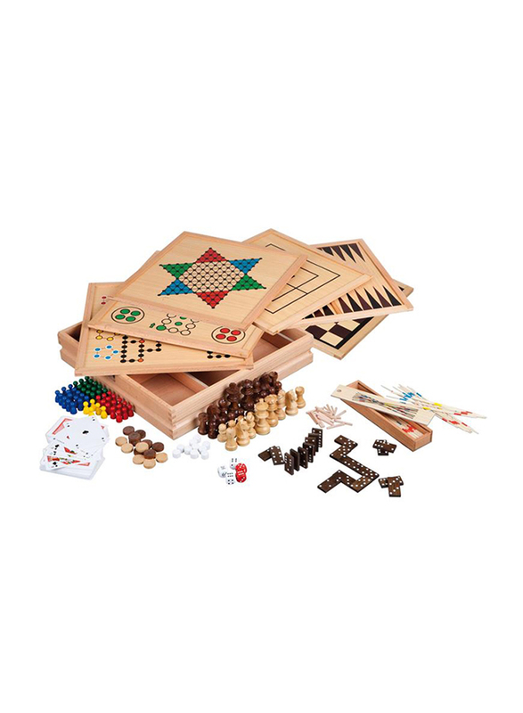 

Philos-Spiele 100 Game Compendium (Wooden) Board Game