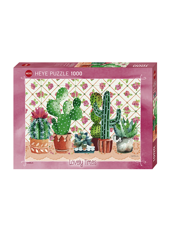 

Heye 1000-Piece Cactus Family Jigsaw Puzzle, 9+ Years