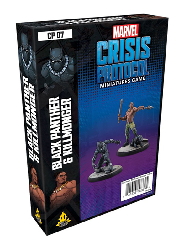 

Atomic Mass Games Marvel Crisis Protocol Black Panther and Killmonger, Ages 14+