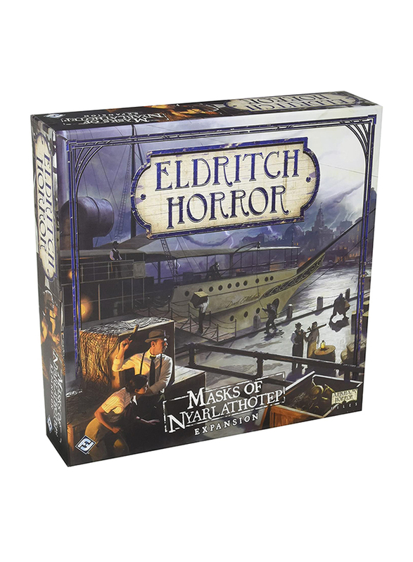 

Fantasy Flight Games Eldritch Horror Expansion 08: Masks of Nyarlathotep Board Game, 14+ Years