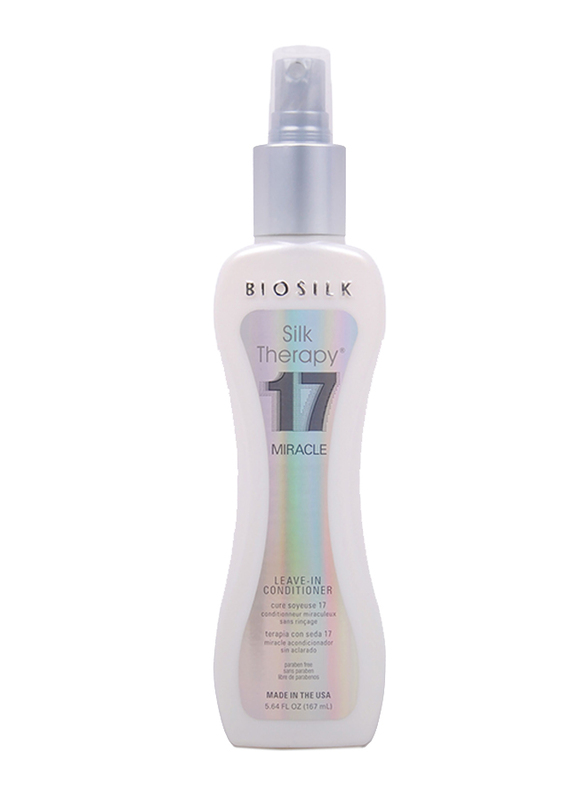 Biosilk Silk Therapy 17 Miracle Leave in Conditioner for All Hair Types, 167ml
