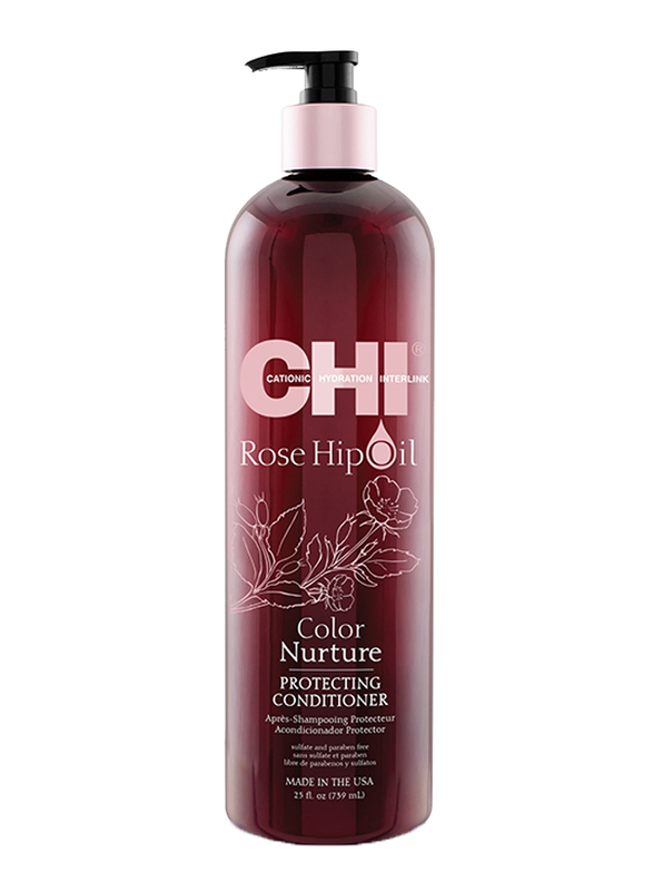 CHI Rosehip Oil 2 in 1 Protecting Conditioner for Coloured Hair, 739ml