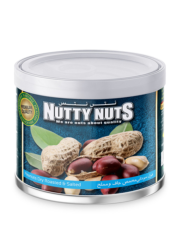 Nutty Nuts Dry Roasted & Salted Peanuts Tin, 150g