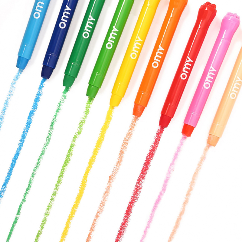 OMY Gel Crayons, 9 Pieces, Ages 3+
