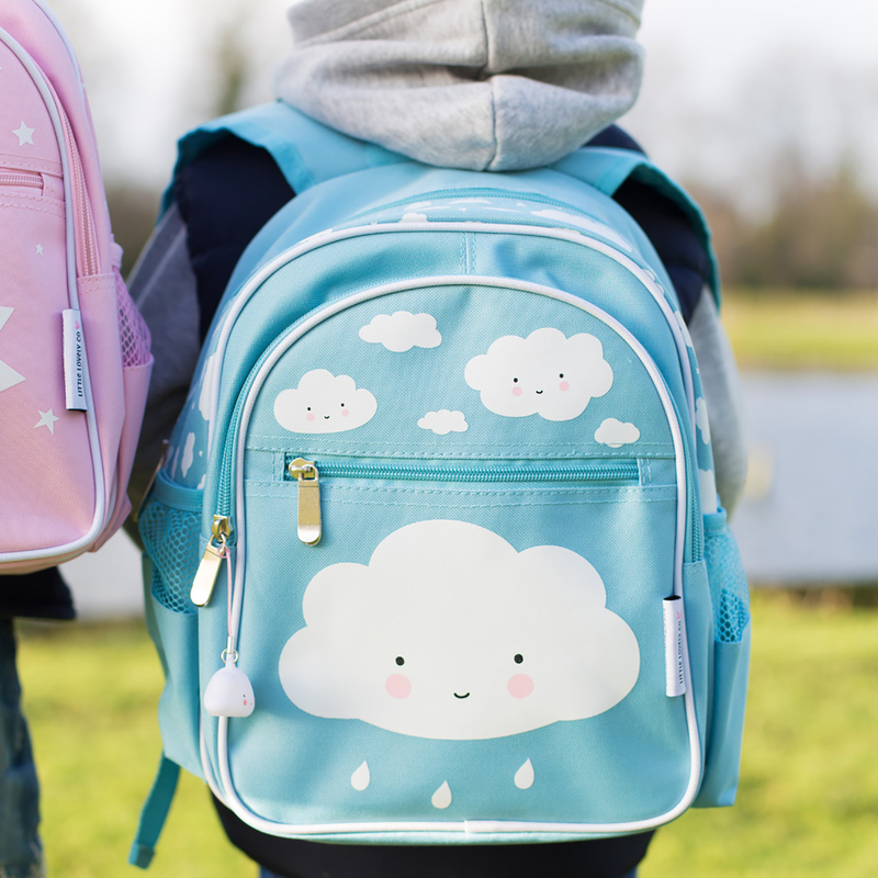 A Little Lovely Company Cloud Backpack Bag for Girls, Blue