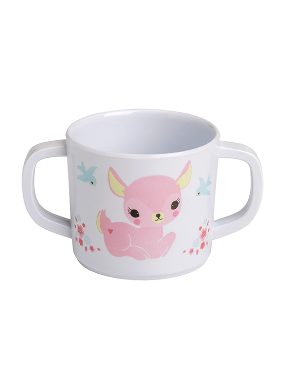 A Little Lovely Company Deer Dinner Set, White