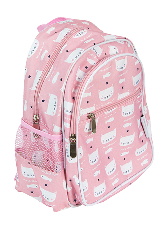 A Little Lovely Company Cats Backpack Bag for Girls, Pink