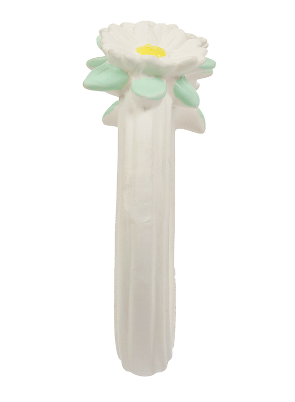 A Little Lovely Company Teething Ring, Daisy Chain, White
