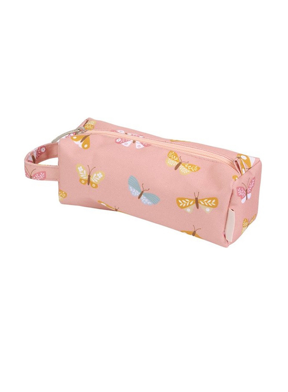 

A Little Lovely Company Butterflies Pencil Case, Pink