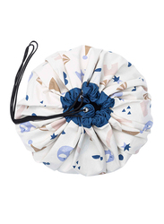 Play and Go Playmat and Storage Bag, Circus, Blue/White