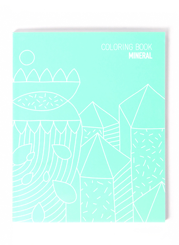 OMY Mineral Coloring Notebook, Ages 3+