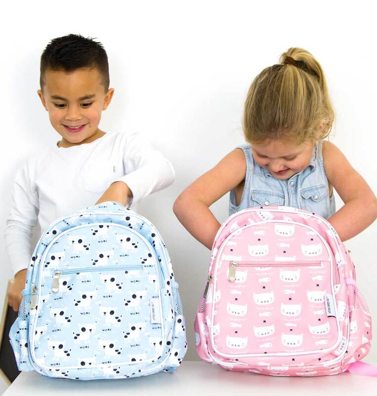 A Little Lovely Company Cats Backpack Bag for Girls, Pink