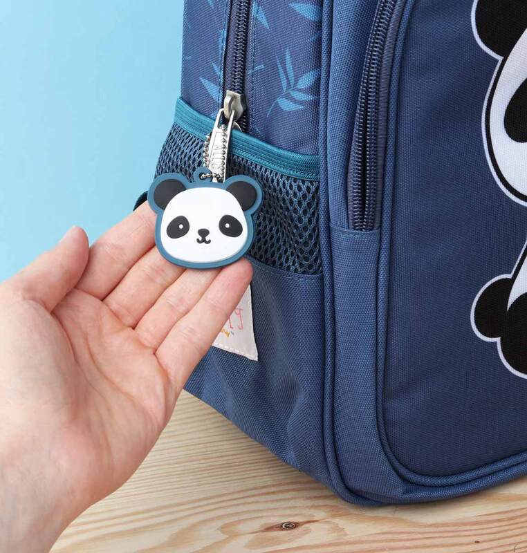 A Little Lovely Company Panda New Backpack Bag for Kids, Blue