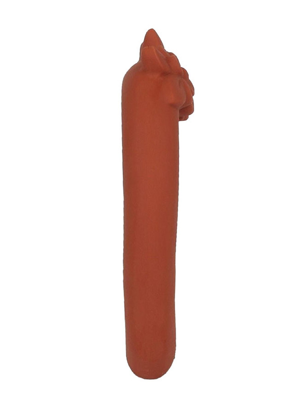 A Little Lovely Company Sweet Heart Terracotta Teething Ring, Red