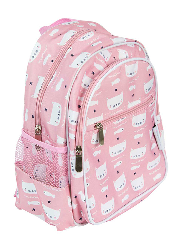 A Little Lovely Company Cats Backpack Bag for Girls, Pink