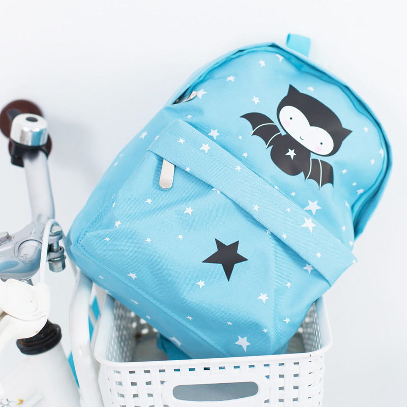 A little Lovely Company Bat Mini Backpack Bag for Boys, Blue