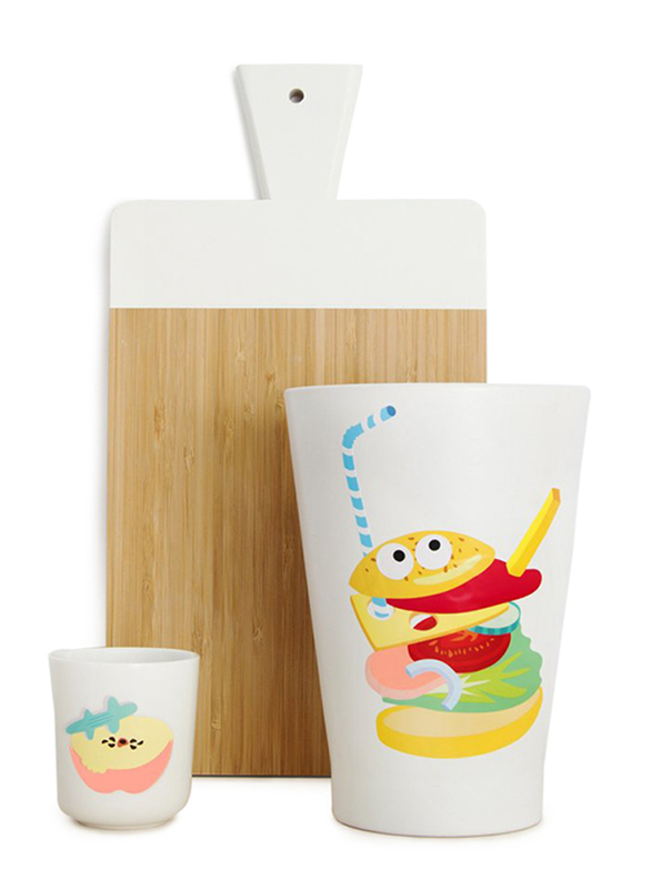OMY Food Wall Stickers Set, 100 Pieces, Ages 3+