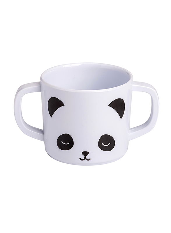 A Little Lovely Company Panda Dinner Set, White/Black