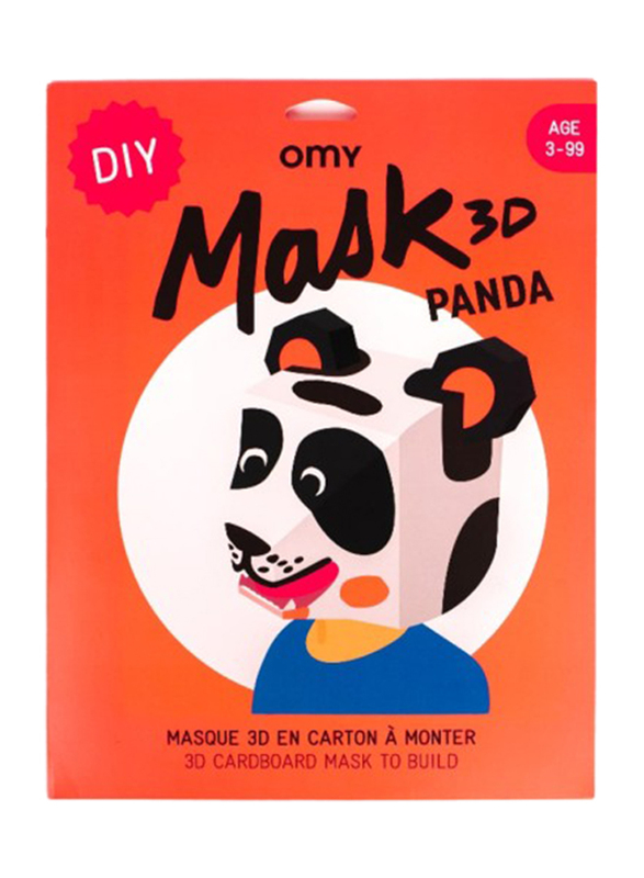 

OMY Panda 3D Mask, Multicolour