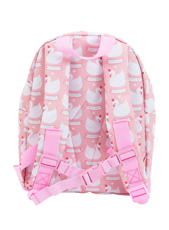 A little Lovely Company Swans Mini Backpack Bag for Girls, Pink