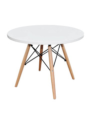 Caramel and Sun Kids Table, White