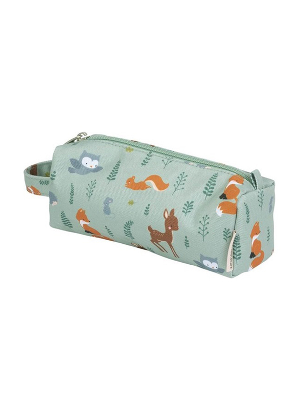 

A Little Lovely Company Forest Friends Pencil Case, Green