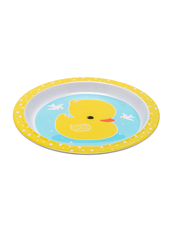 A Little Lovely Company Duck Dinner Set, Yellow/Blue/White