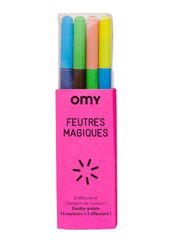 OMY Magic Felt Pen, 16 Pieces, Ages 3+