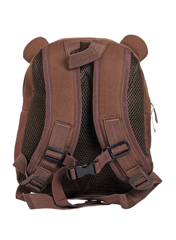 A Little Lovely Company Bear Little Backpack Bag for Kids, Brown