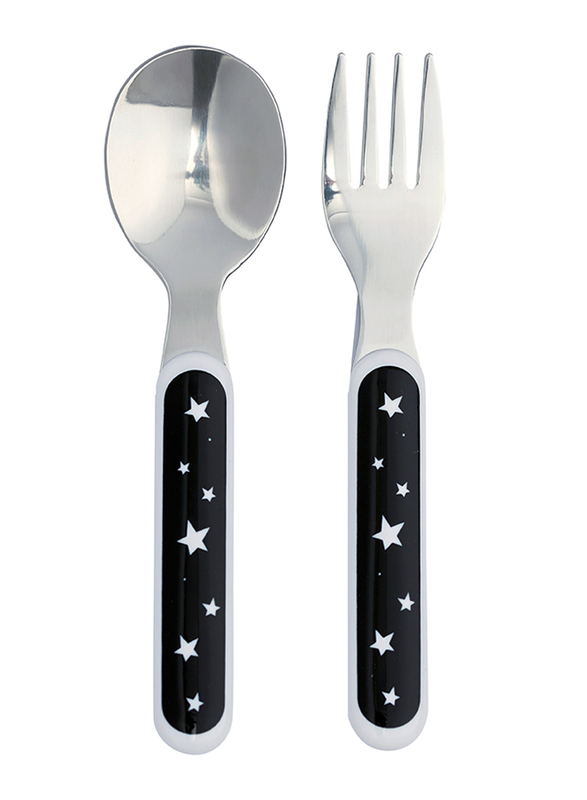 A Little Lovely Company Panda Dinner Set, White/Black