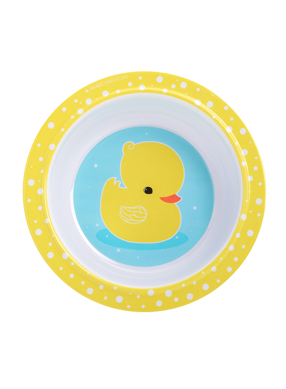A Little Lovely Company Duck Dinner Set, Yellow/Blue/White