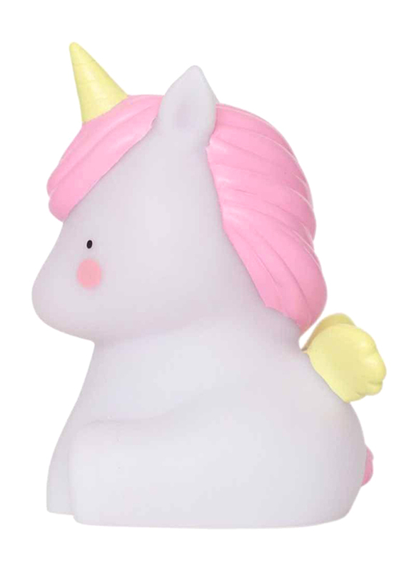 A Little Lovely Company Mini Light, Unicorn, White