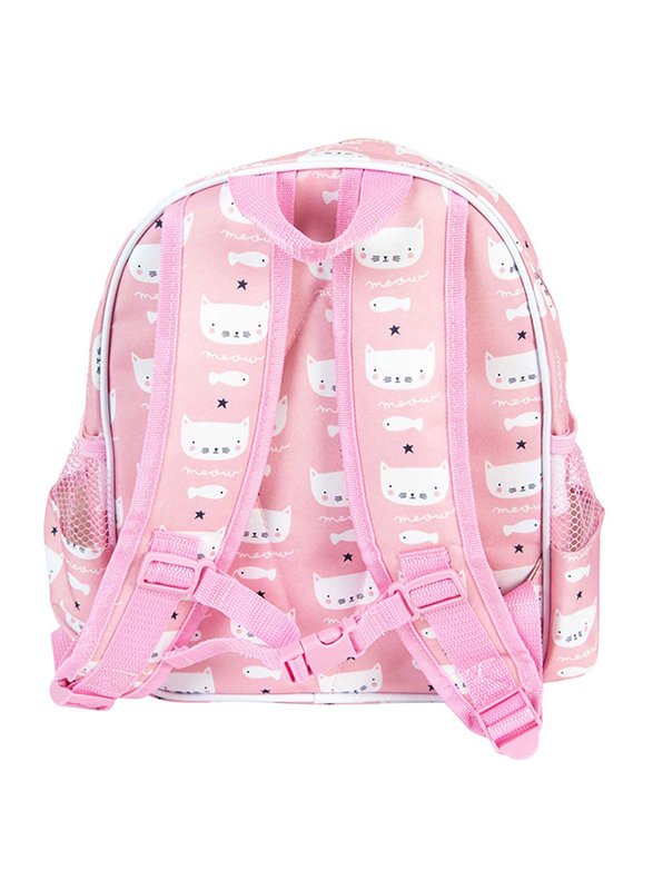 A Little Lovely Company Cats Backpack Bag for Girls, Pink
