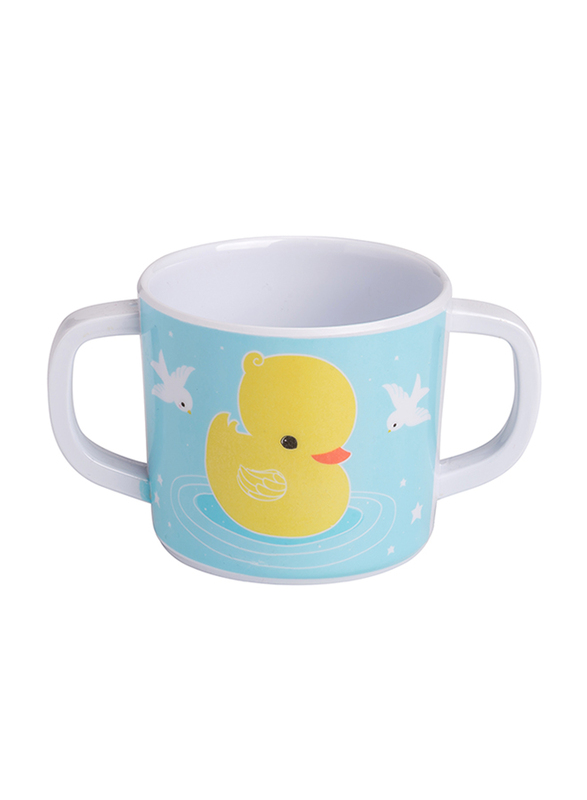 A Little Lovely Company Duck Dinner Set, Yellow/Blue/White