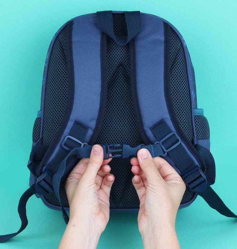 A Little Lovely Company Panda New Backpack Bag for Kids, Blue