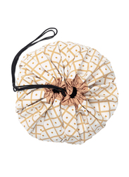 Play and Go Playmat and Storage Bag, Geo, Mustard